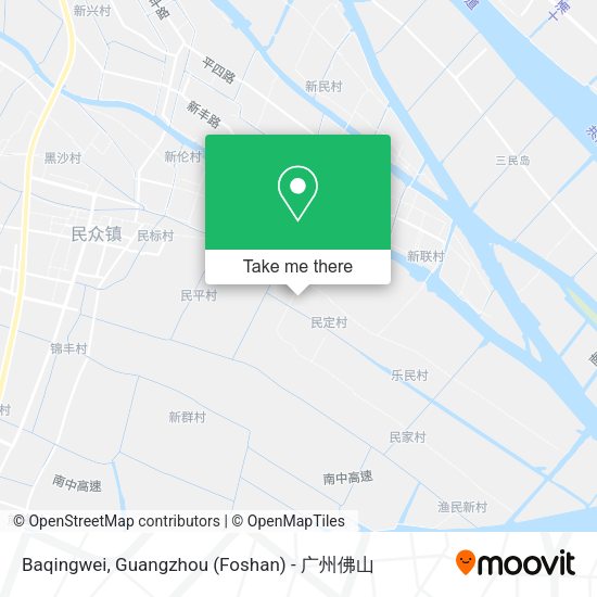 Baqingwei map