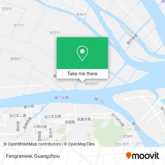 Fengrenwei map