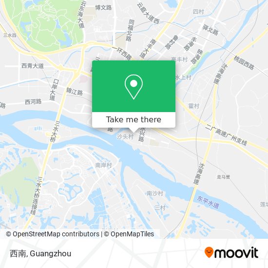 西南 map