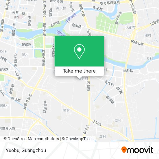Yuebu map