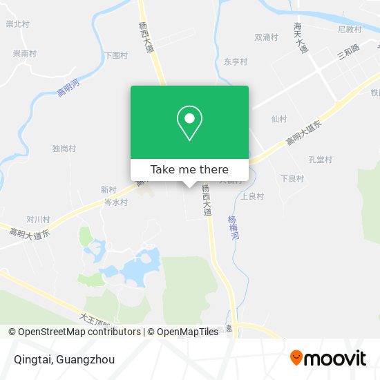 Qingtai map