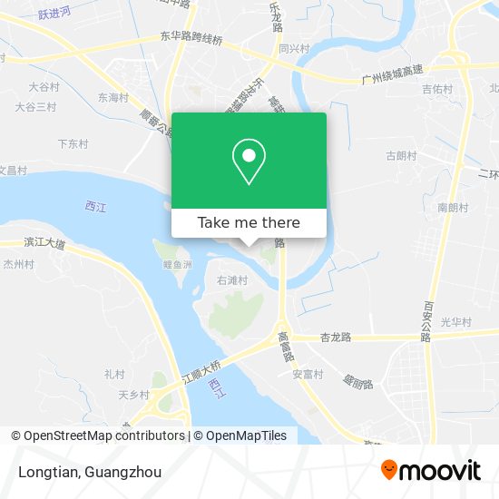 Longtian map