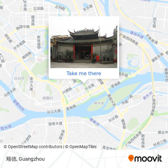 顺德 map