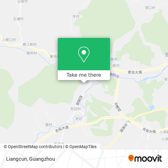 Liangcun map