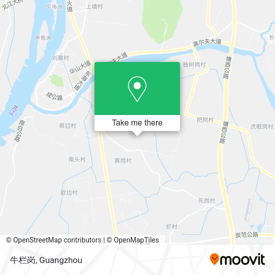 牛栏岗 map