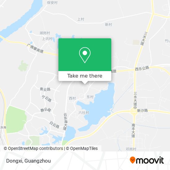 Dongxi map