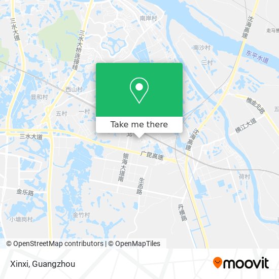 Xinxi map
