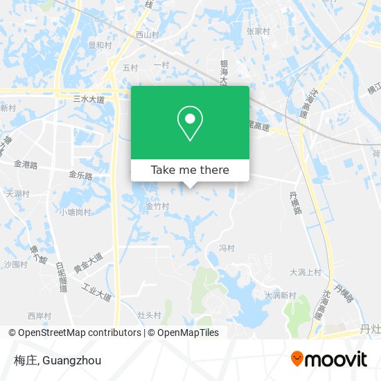 梅庄 map