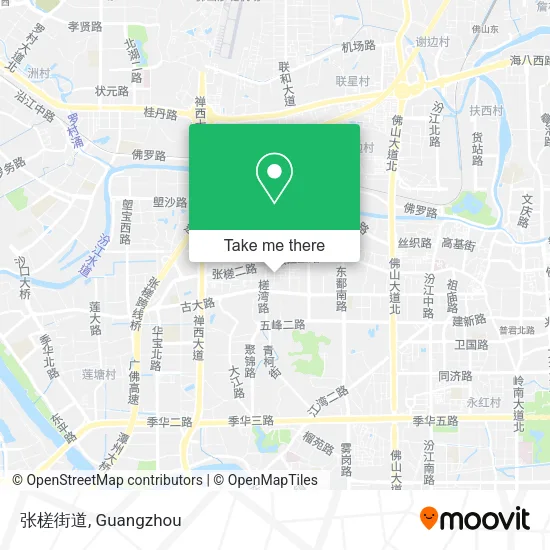 张槎街道 map