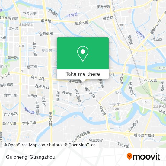 Guicheng map