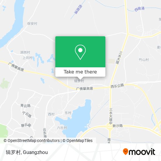辑罗村 map