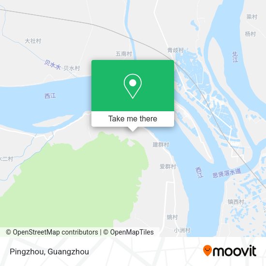 Pingzhou map