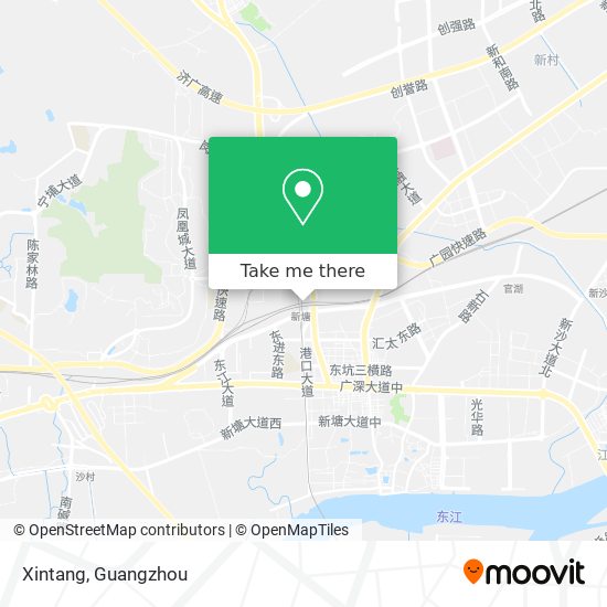 Xintang map