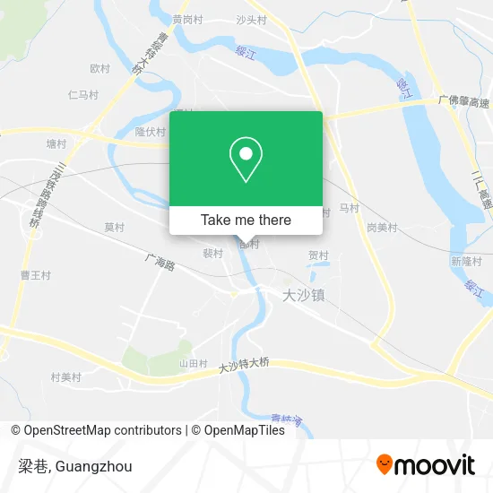 梁巷 map