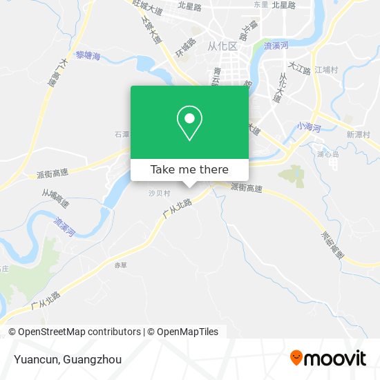 Yuancun map
