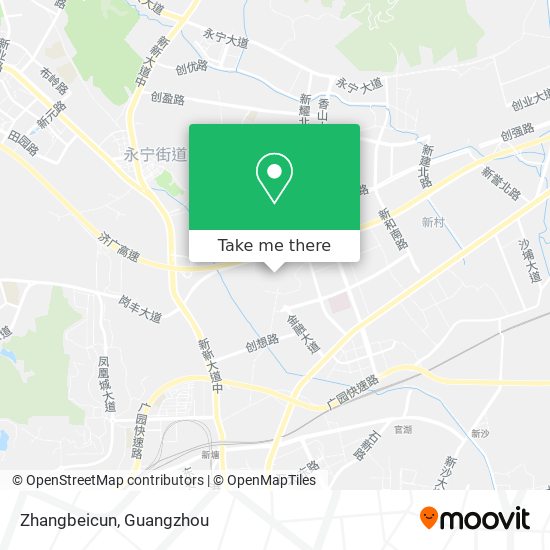 Zhangbeicun map