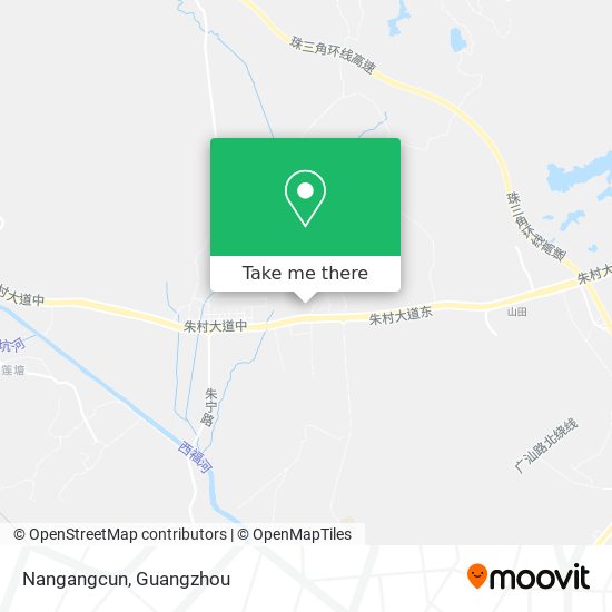 Nangangcun map