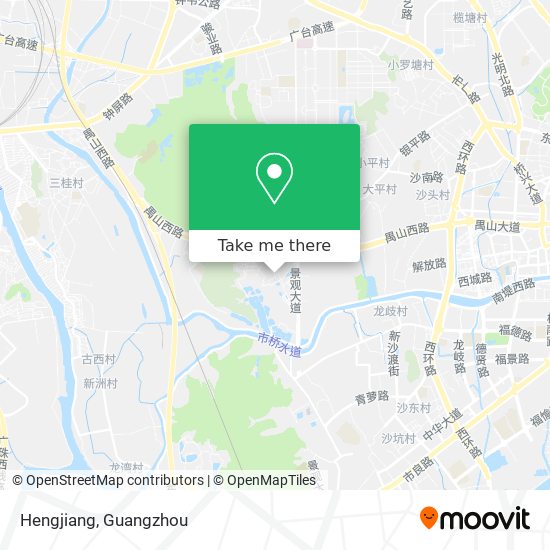 Hengjiang map