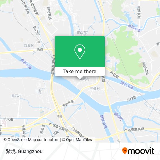 紫坭 map