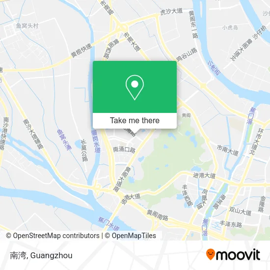 南湾 map