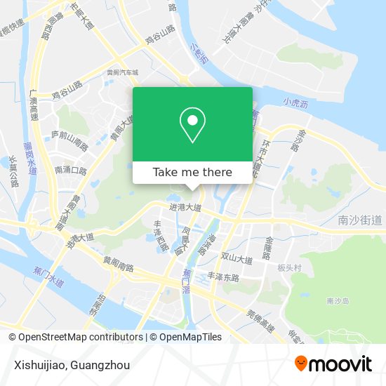 Xishuijiao map