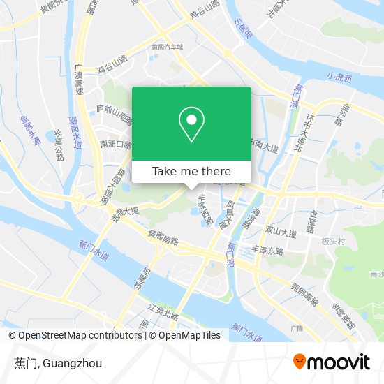 蕉门 map
