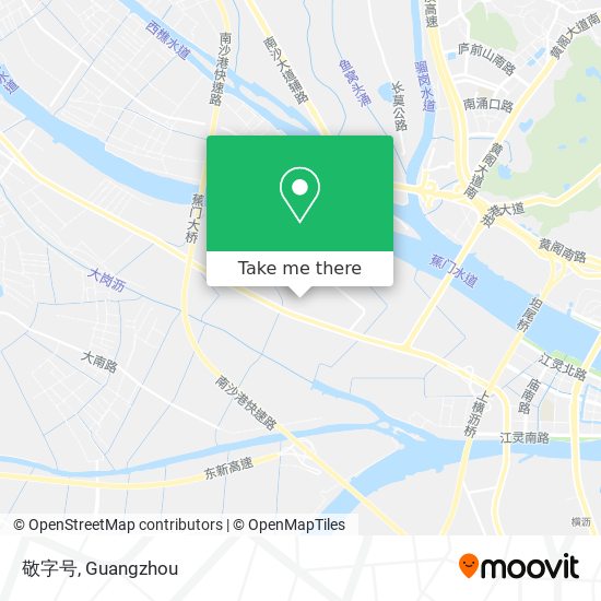 敬字号 map
