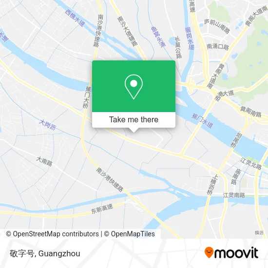 敬字号 map