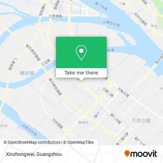 Xinzhongwei map