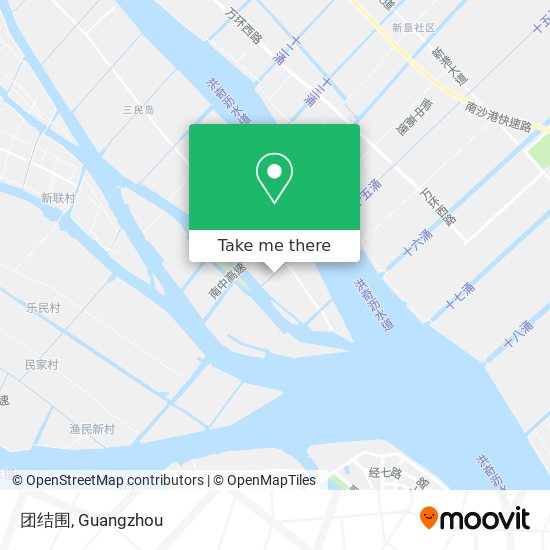 团结围 map