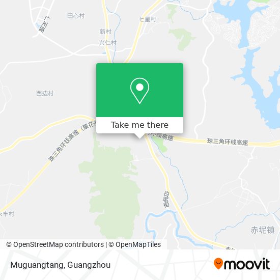 Muguangtang map