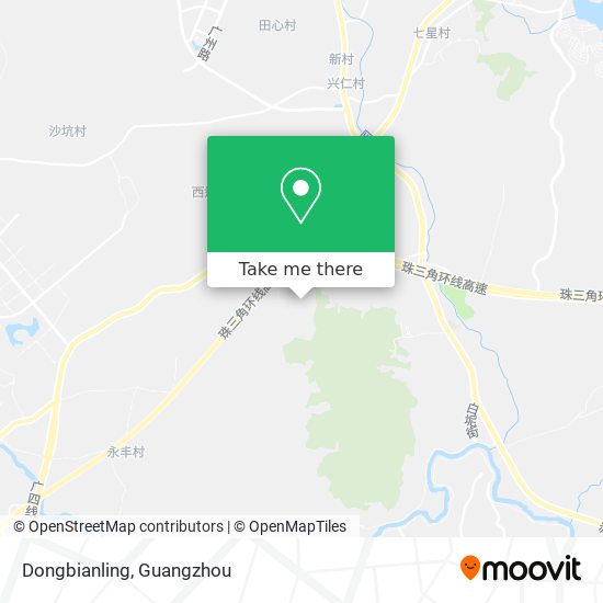 Dongbianling map
