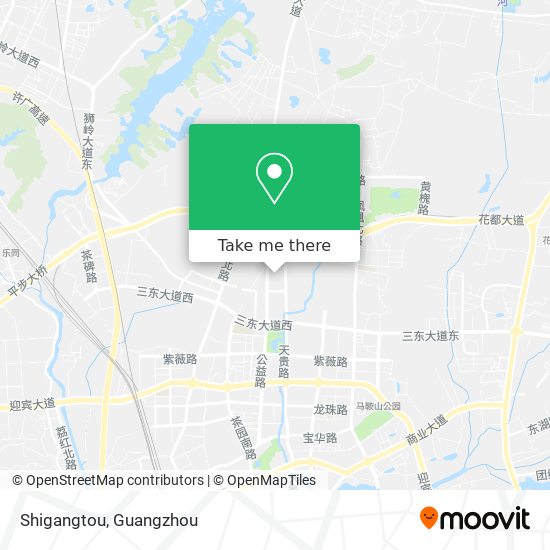 Shigangtou map