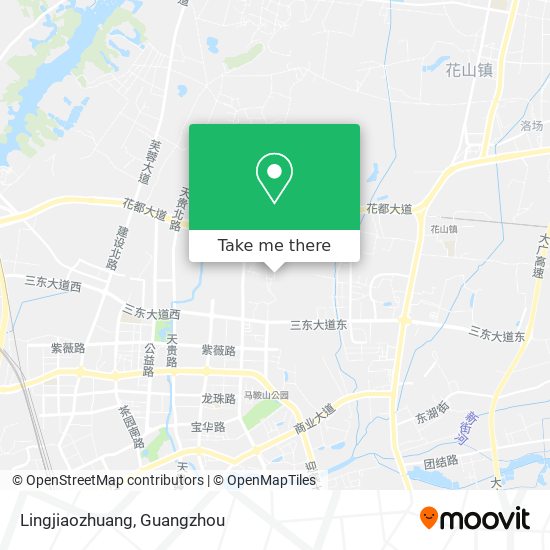 Lingjiaozhuang map