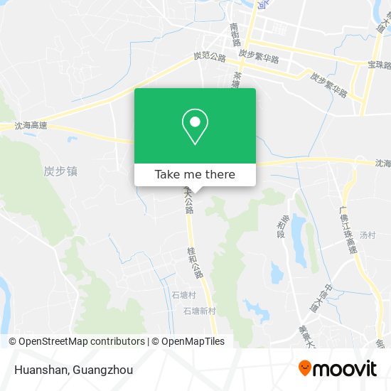 Huanshan map