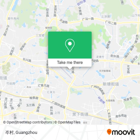 岑村 map