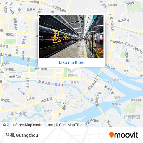 琶洲 map
