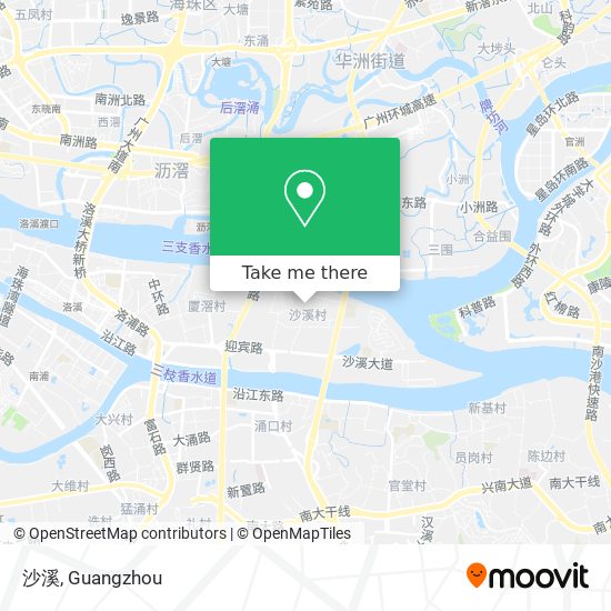 沙溪 map