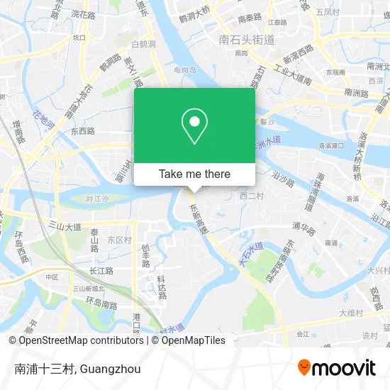 南浦十三村 map