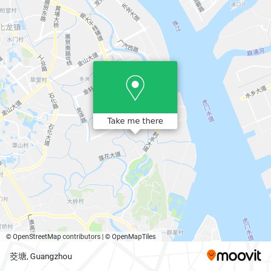 茭塘 map