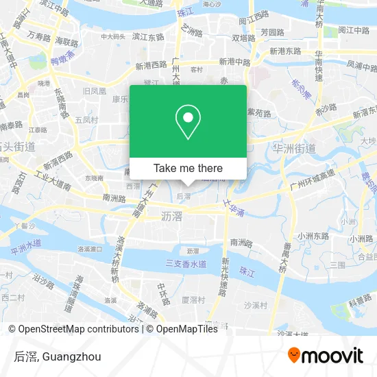 后滘 map