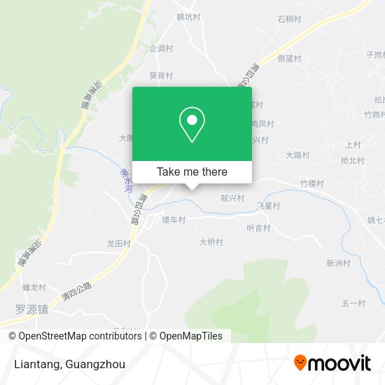 Liantang map