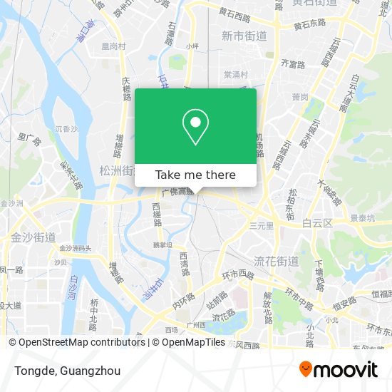 Tongde map