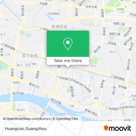 Huangcun map