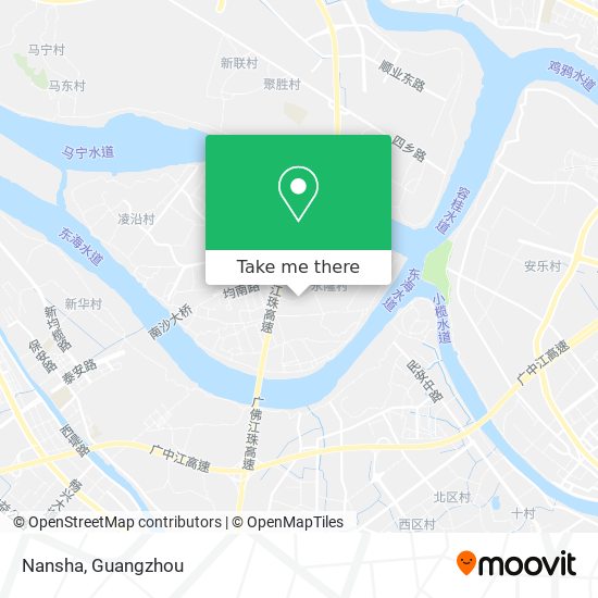 Nansha map