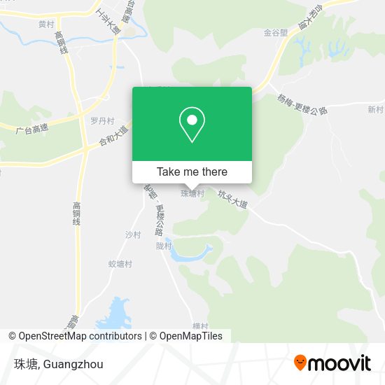 珠塘 map