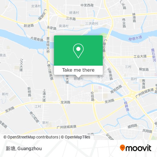 新塘 map