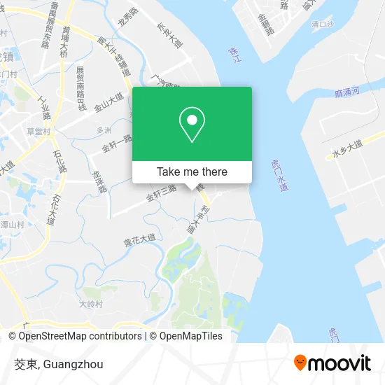 茭東 map