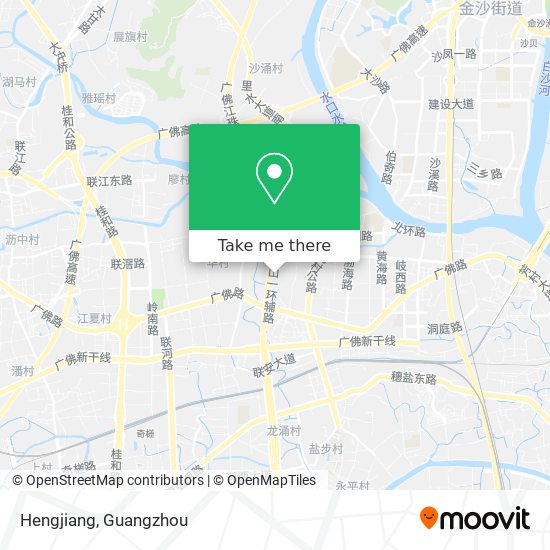 Hengjiang map