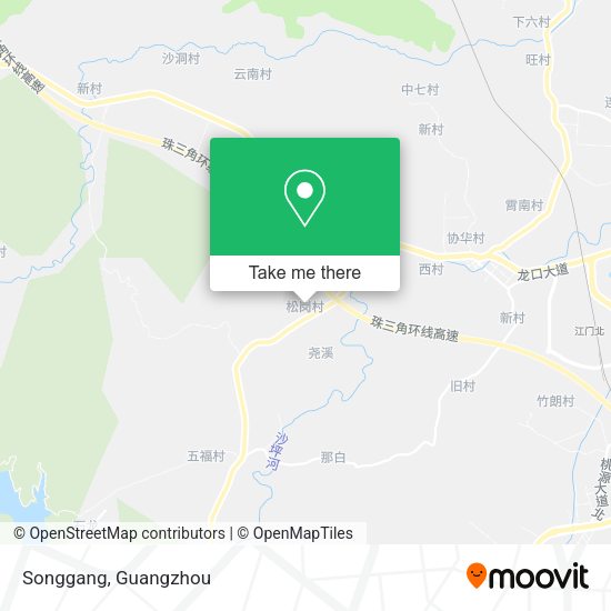Songgang map